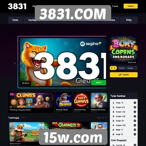 Experiência do usuário no site 3831.COM