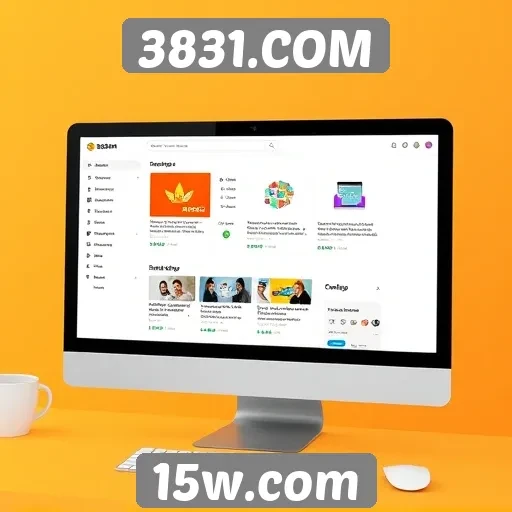 Interface e experiência do usuário no 3831.COM